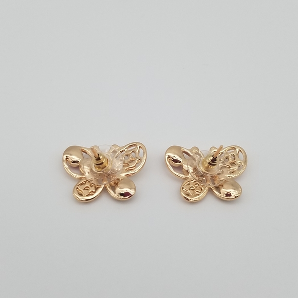 Butterfly Stud Earrings (NWOT) - Picture 3 of 4